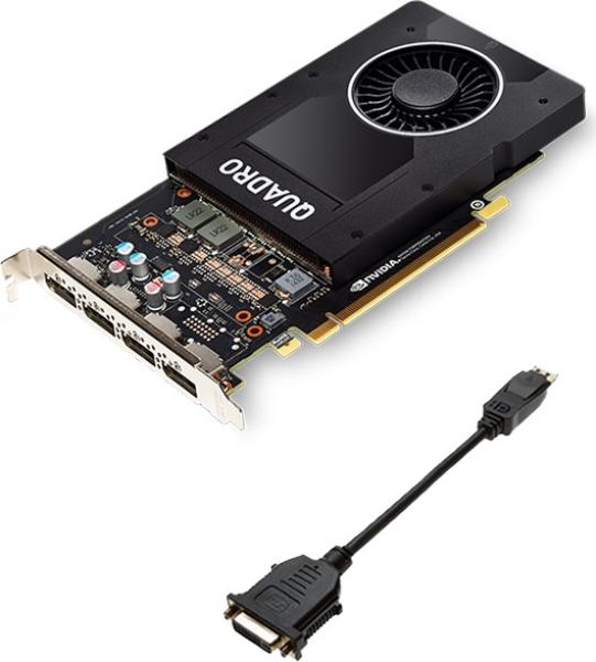 Nvidia Quadro P2000, 5GB GDDR5, 4x DP (PNY VCQP2000-PB)